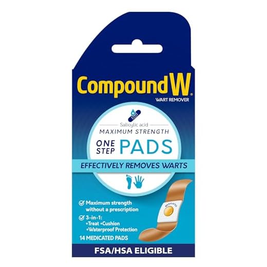 Compound W Wart Remover Maximum Strength One Step Pads, 14 Medicated Pads