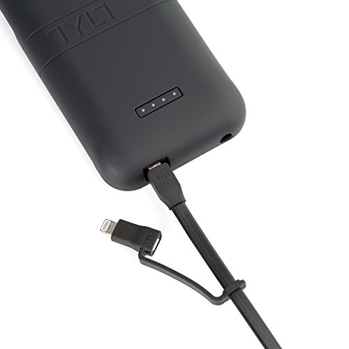 Tylt Flyp-Duo Reversible Usb Cable - 1M - Black #TOP4