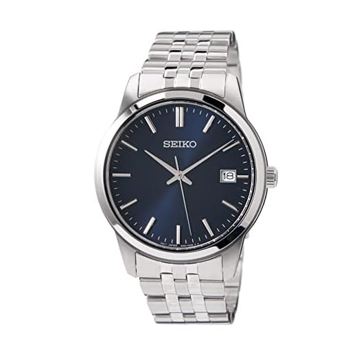 Seiko Reloj Analógico para Hombres de Cuarzo con Correa en Metal SUR399P1