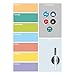 Balvi Lavagna frigo Magnetica Week Planner con 5 magneti, Pennarello e cancellino Plastica PP 42 cm