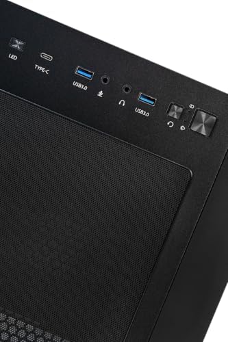 Tulpar TD3 V1.1.2 AMD Ryzen 5 7500F A620A Anakart 16GB 1TB RX9060 XT Freedos Masaüstü Oyun Bilgisayarı - Siyah - Görsel 4