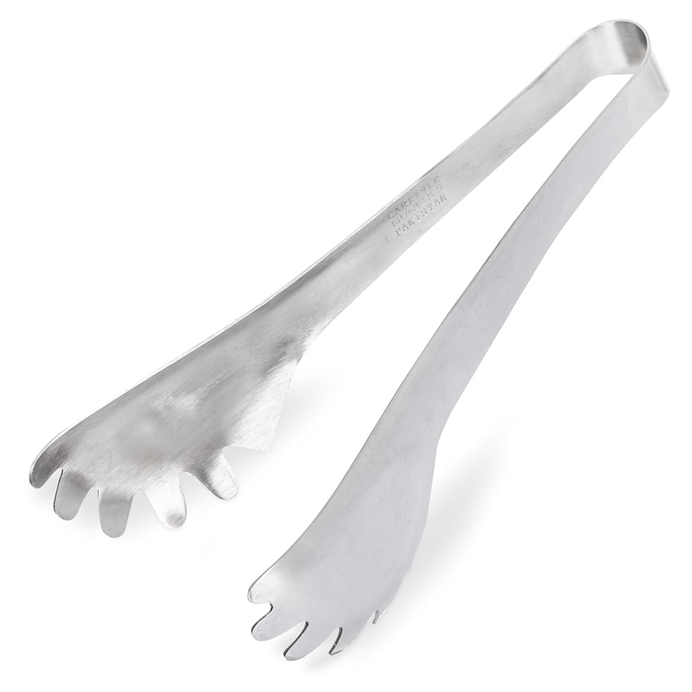 8 1/4" Serving Tongs - Stainless by Carlisle / CFS Brands – Model 607682