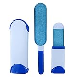 5starsuperdeals Fur & Lint Remover Wand - Double Sided Brush Self Cleaning Brush - Reusable Economical Pet Hair & Lint Remover for Clothing and Furniture (1)