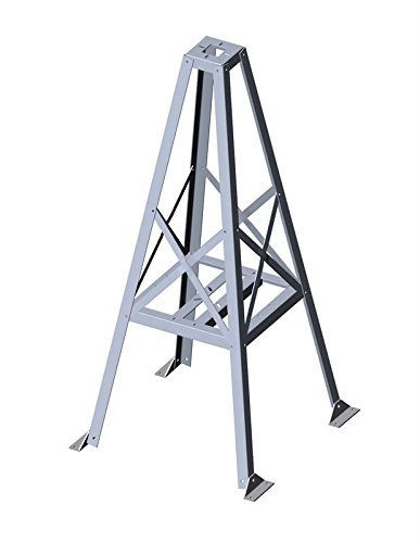 Glen Martin RT-424 4-1/2' Roof Top Tower - 4.5' Tall Aluminum Tower - USA Made