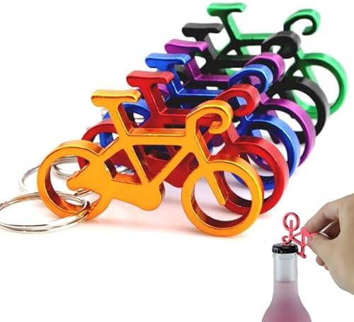 6-teiliges Set Bunter Flaschenöffner Als Schlüsselanhänger - Ideal Für Unterwegs