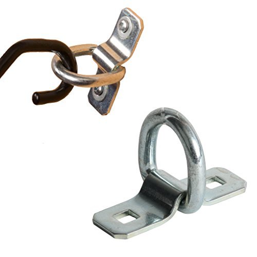 10 D-Ring Tie-Down Anchors, 3/8" Strong Steel D-Rings For Loads On Rv Campers, Trucks, Trailers, Boats, Vans; Heavy Duty D-Ring Tie-Downs For Kayaks, Motorcycles, Deliveries, Atvs #TOP21