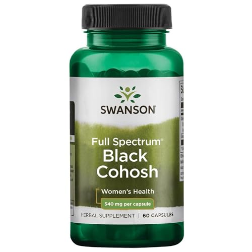 Swanson Black Cohosh 540 Milligrams 60 Capsules