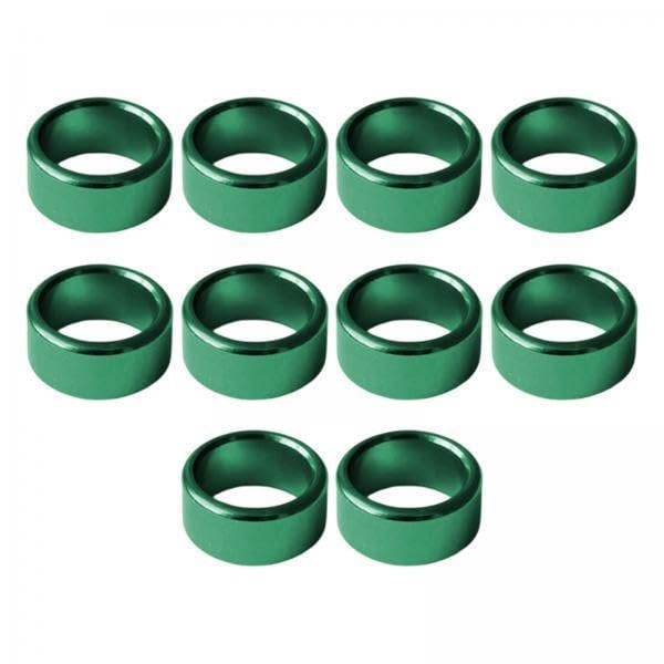 5x10Pcs Metal Dove Leg Rings Identify Bands Easily Remove Accessories Green | Bird Supplies | Other Bird Supplies-image-8