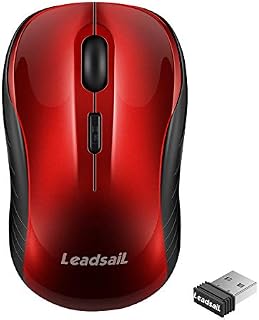 Wireless Mouse for Laptop Silent Cordless 2.4G USB Mini Mouse Wireless Optical Ambidextrous Computer Mobile Mouse, 1600DPI with 3 Adjustable Levels for Windows 10/8/7/XP/Mac/Macbook Pro/Air/HP/Lenovo
