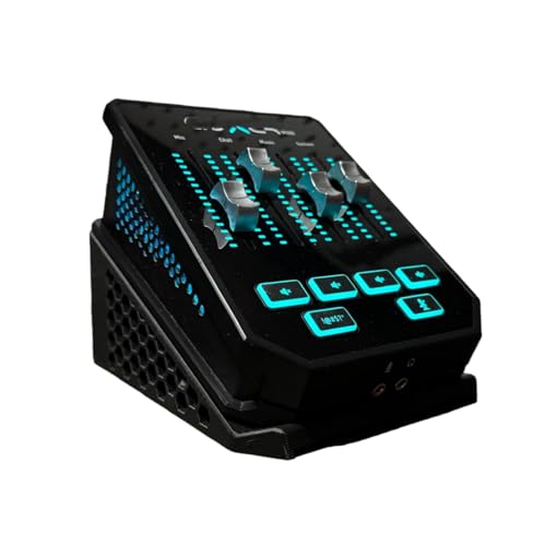 for GoXLR Mini Audio Mixer Stand/Riser - Non-Slip ABS Riser & Desk Organizer