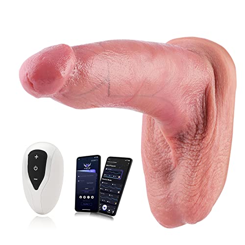 Wildolo Silikondildo, 8.3' Premium-APP-gesteuerter Vibrator, Dual-Dichte Vibrierendes Sexspielzeug von Fantacy