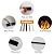 STICKGOO 10-Pack Peel and Stick Trim for Backsplash Tile Edge, 12" Tile Edge Trim Self-Adhesive Liner for Corner Decor in Black
