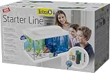 Tetra Starter Line 54 L Aquarium Weiß, Komplett-Set - inkl. Tag- & Nachtlicht LED-Beleuchtung, Innenfilter, Heizer, Fischfutter und Wasseraufbereiter