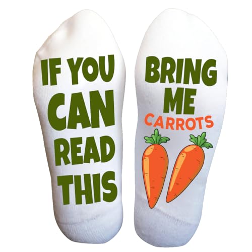 Funny Food Socks for Men and Women – Novelty Socks with Carrot Soup Mac and Cheese Designs – Gift for Birthday Holiday