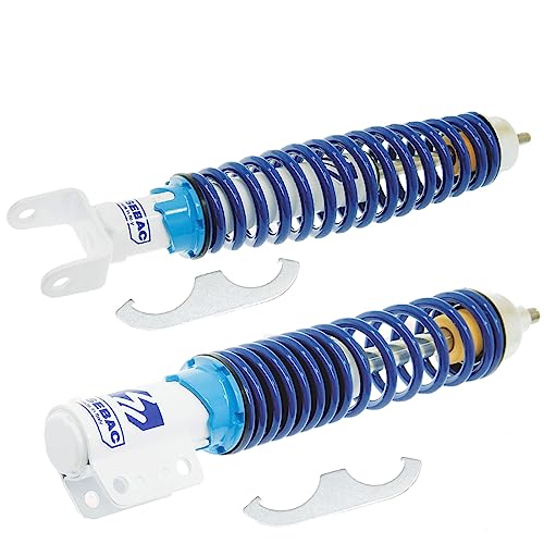Kit Anteriore + Posteriore Kit 2 Ammortizzatori Sebac Anteriore + Posteriore Regolabile Vespa PX PE Tutte