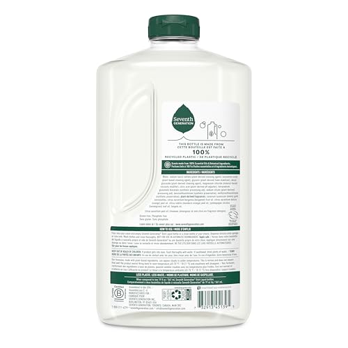 Seventh Generation Hand Dish Wash Refill, Lemongrass & Clementine, 3pk 50z