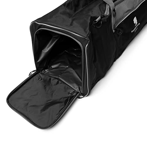 Lacrosse Bag, Portable Storage For Players And Coaches, Waterproof, Duffel Travel Sports Equipment Bag, Holds 2 Sticks And All Of Your Gear, Black, L 43.3 X W 13 X H 11.4 Inches #TOP4