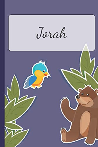 Jorah: Personalized Notebooks • Sketchbook for Kids with Name Tag • Drawing for Beginners with 110 Dot Grid Pages • 6x9 / A5 size Name Notebook • ... Personal Gift • Planner and Journal for kids image 3