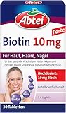 Abtei Biotin 10 mg Forte - Für Haut, Haare und Nägel
