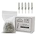 612 Vermont 2.5V Clear Mini Christmas Replacement Bulbs for Christmas Trees and Incandescent String Lights, Pinched Base, 100 Count (0.42 Watt, 170 mA)