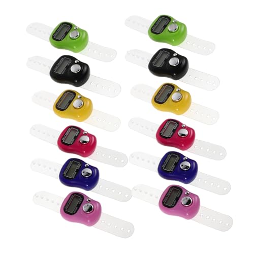 Toddmomy 18pcs Digital Finger Clicker Counter Ring Portable Handheld for Sports/Study