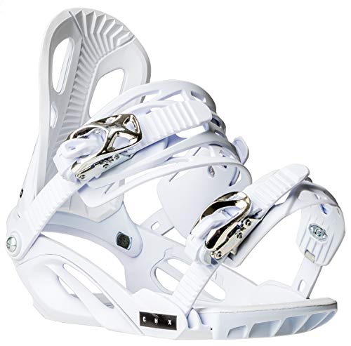 Chamonix Cheval Snowboard Bindings Mens Sz M White