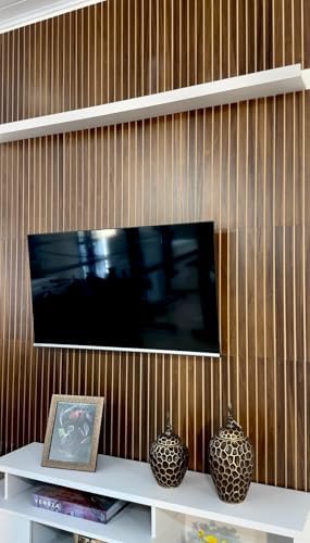 Kit 10 Placas de Madeira Ripado Painel Parede Decorativo 15x53cm ...