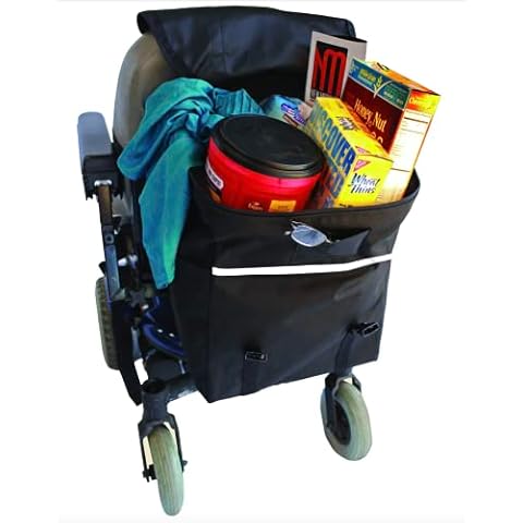 Diestco - Water Resistant Monster Scooter or Wheelchair Seat-back Bag - Large Convenient Storage for All Your Mobility Needs Cover