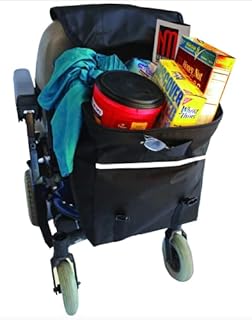 Diestco - Water Resistant Monster Scooter or Wheelchair Seat-back Bag - Large Convenient Storage for All Your Mobility Needs