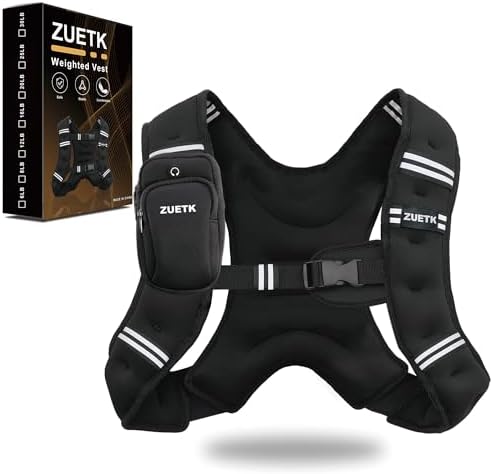 Weighted Vest, 6lb/8lb/12lb/16lb/20lb/25lb/30lb Weight Vest with ...