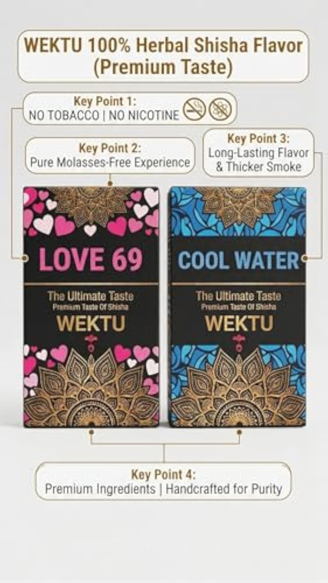Premium Herbal Hookah Flavour Pack of 2