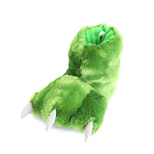 Funny Bear Paw Slippers Adult Monster Dino slippers for toddler Boys dinosaur slippers2