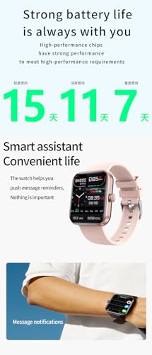F57L health management smart watch, 1.9 - inch HD large screen,Can answer and make calls. Can auto - measure heart rate, blood oxygen, body temperature, sleep and other health indicators. - Image 4