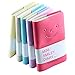 Produktbild Formemory 5 Pcs Mini Smiley Diary Notizbuch,Tragbar Tagebuch Notizbuch mit PU Leder,Office Stationery Memo Buch,Tagebuch mit Gummiband