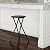 Folding Stool - Backless 24-Inch Stool with 225lb Capacity for Kitchen or Rec Room - Portable Indoor Counter Bar Stools by Trademark Home (Black)