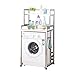 DJDLLZY Półka Półka Podłoga Stojak wielowarstwowy Pralka Półka Łazienka Rack Stand Rack Balkon Łazienka Rack Starestanding Łazienka Organizator nad toaletą