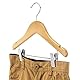 Hangerworld 12 Holz Kinderkleiderbügel 30cm Naturfarben Kinder Kleiderbügel mit Clips