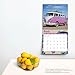 Magic Bus | 2025 12 x 24 Inch Monthly Square Wall Calendar | Plastic-Free | Motor Club | German Motor Car