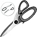 Super Sharp Kitchen Shears, Heavy Duty Professional Cooking Scissors Made for Poultry, Meat, Chicken, Fish, Dishwasher Safe Metal Scissor - Utility Office Cutter, Come Apart Culinary Food Shear by Reo