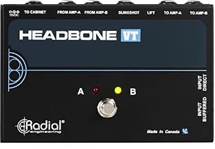 Toggle between two heads using one speaker cabinet Control the headbone with a footswitch remote Safe switching for both solid state and tube heads Choose from three headbones to adapt to any setup