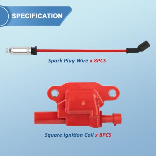 UF413 Ignition Coil & Wire Set for Chevy 5.3L 6.0L V8 - Image 4