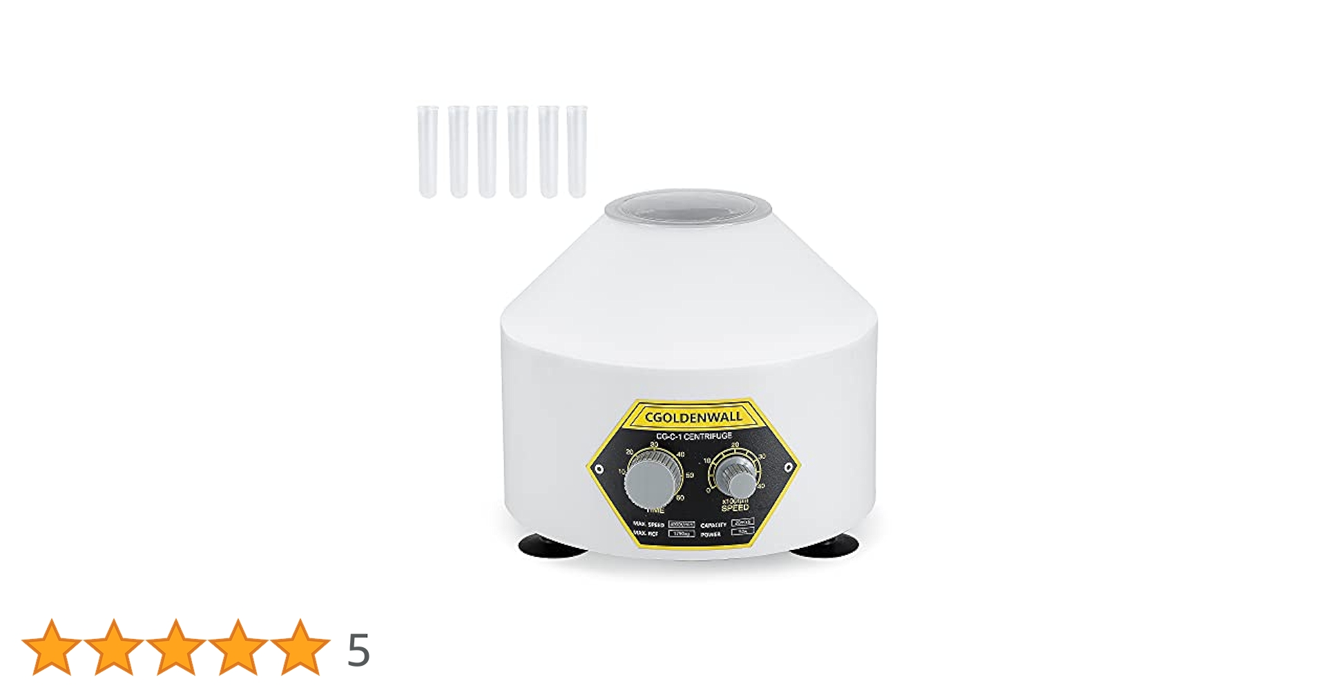 Amazon | CGOLDENWALL 遠心機 6×20ml ラボ遠心分離機 最大