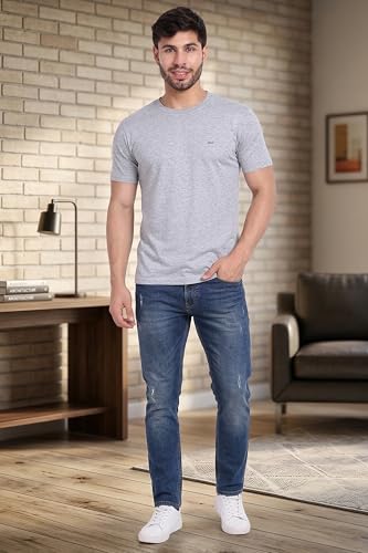 Image of EXCELLO Men's 100% Pure Cotton T-Shirt || Super Soft, Breathable, Premium Material.