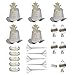 Produktbild W WIDMANN MILANO Party Fashion - Party-Set Happy New Year, Set aus 5 Partyhüten, 5 Kronen, 5 Partytrompeten, 5 Tröten und 1 Pack Luftschlangen