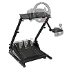 Soporte para volante de carreras, altura ajustable y plegable, compatible con Logitech G25, G27, G29, G920 Gaming Cockpit