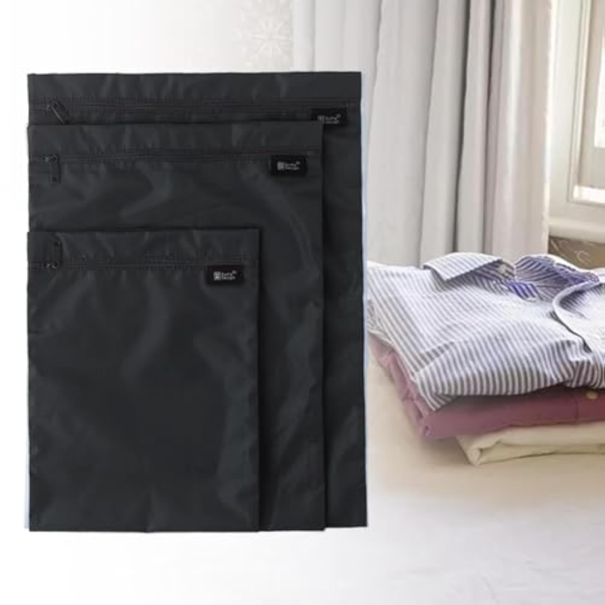 3 Pieces Travel Laundry Bags for Dirty Clothes