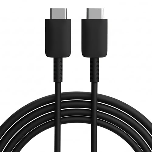 Image of 25W Type C To Type C Fast Charging Black Cable | Compatible for Samsung Galaxy | High Speed Data Transfer | Original Superfast Charging