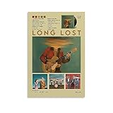 Lord Huron Posters Long Lost 90s Music Songs Cover Poster Canvas Poster Bedroom Decoration Landscape Office Valentine's Birthday Gift Unframe-style12x18inch(30x45cm)