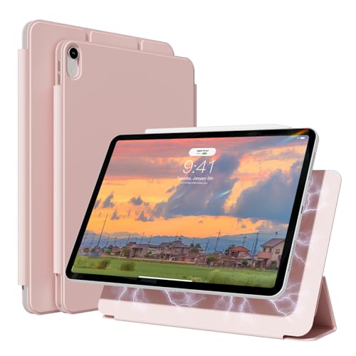 Étui fin iPad Air 11 2025 rose - Protection magnétique iPad Air 5 4 10.9