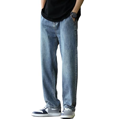 Jean droit ample pour homme le pantalon léger parfait pour remplacer les slims
